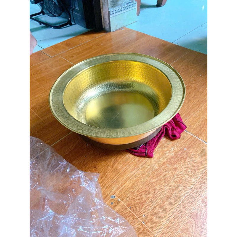 Chậu đồng trả khách chậu ngâm chân Giảm chậu 20% - chậu rửa mặt - chậu rửa rau chậu đồng gò tay nhiề