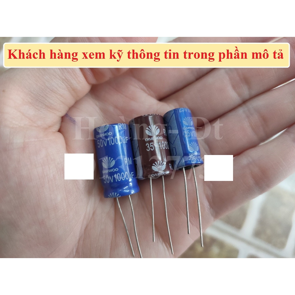 Tụ hoá Daewoo 1000uF