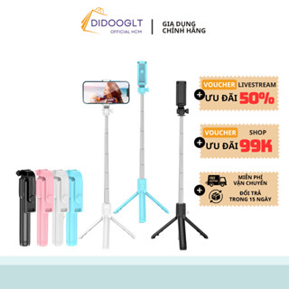  Gậy chụp ảnh tự sướng 3 chân bluetooth có đèn led gậy chụp hình selfie đa năng   didooglt   