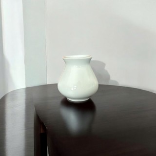 Ống Tăm Bầu Sứ Trắng OHIO