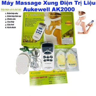Máy Massage Xung Điện 4 Miếng Dán Aukewel