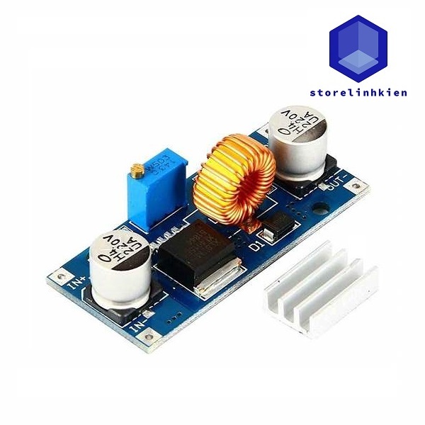 Mạch hạ áp DC-DC XL4015 5A 75W (nhôm tản nhiệt)