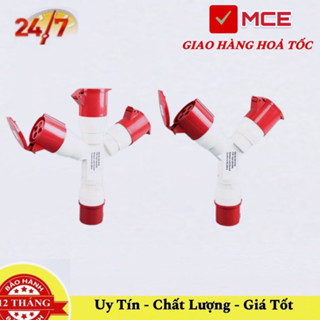 Ổ Phích cắm Công Nghiệp Chia2 Chia3 16A 32A 3Pha 4 Chấu