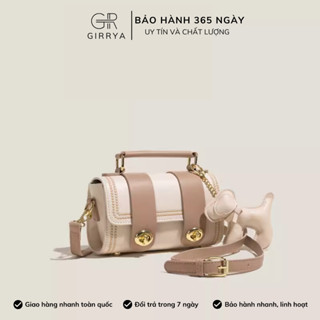  Túi xách đeo chéo nữ GIRRYA M27 - Túi xách nữ cầm tay da PU dễ phối đồ dành cho nữ tặng kèm móc khoá cao cấp 