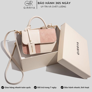  Túi xách nữ đeo chéo GIRRYA mã M01- Túi đeo chéo nữ Hàn Quốc nhiều ngăn màu sắc sang trọng,thiết kế tinh tế size 21cm 