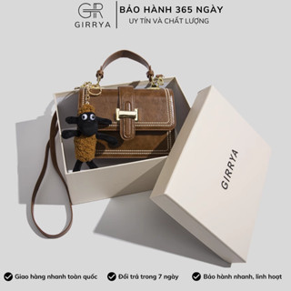  Túi xách nữ túi xách đeo vai GIRYA M10 thiết kế theo phong cách retro - Túi xách nữ cầm tay túi cao cấp size 22cm 