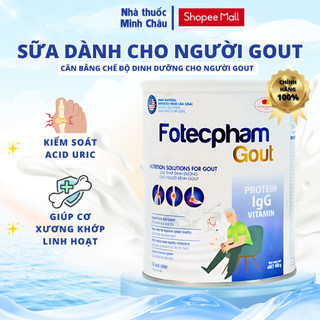  Sữa dành cho người bị Gout Fotecpham sản phẩm dinh dưỡng Hỗ Trợ Cho Người Bị Gout - Combo 3 tặng 1 