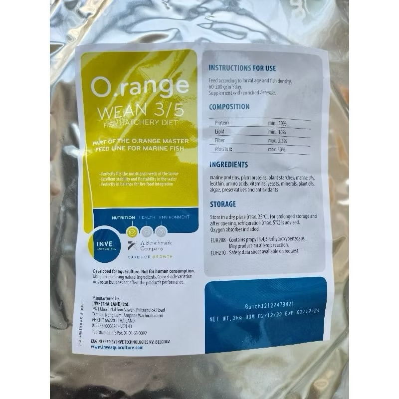 CÁM THÁI LAN 3/5 ( HỦ 50G ) DÀNH CHO CÁ BETTA VÀ GUPPY