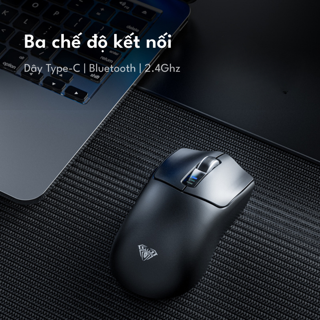 Chuột Gaming AULA SC580 pin bluetooth/2.4g/type-c 500mah với 6-tốc độ DPI hỗ trợ trò chơi văn phòng | BigBuy360 - bigbuy360.vn