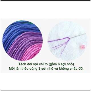 (XẢ KHO) Tranh thêu kín mã đáo thành công