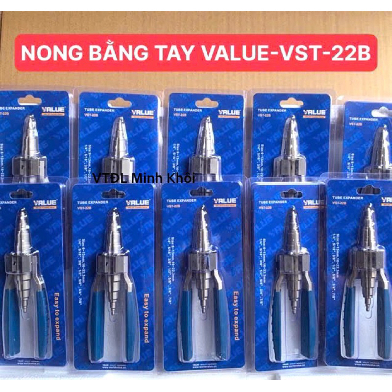 Kìm Nong Ống Đồng Bằng Tay Value-VST-22B