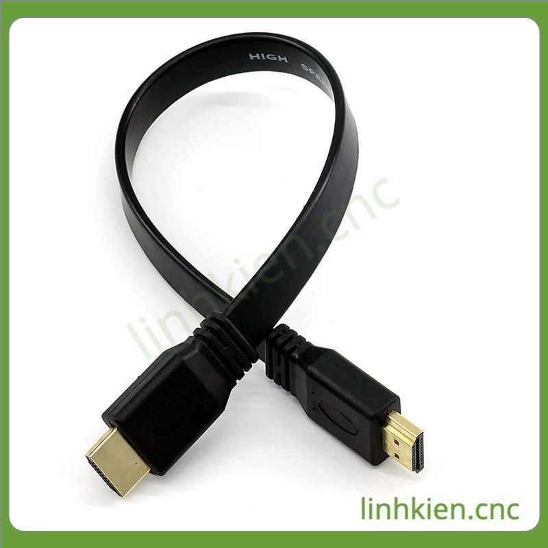Cáp HDMI 1.4 4K FullHD dài 30cm dạng dây dẹp