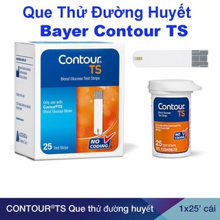Que Thử Đường Huyết Contour TS Bayer Hộp 50 Que