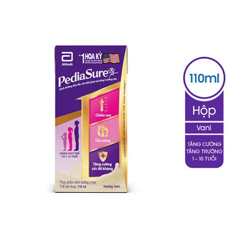 [Combo 3 lốc] Sữa pha sẵn Pediasure Abbott 110ml