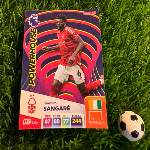 [ CHÍNH HÃNG ] - POWERHOUSE - PANINI ADRENALYN XL PREMIER LEAGUE 2025 - IBRAHIM SANGARE (NOTTINGHAM 