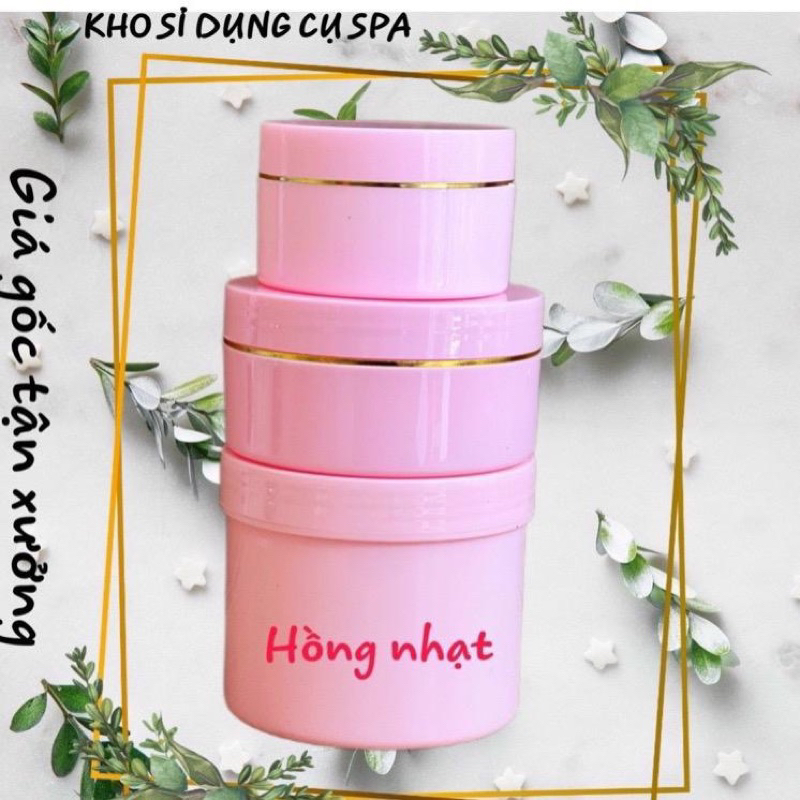 HỦ ĐỰNG KEM BODY 250G (MÀU HỒNG)
