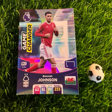 [ CHÍNH HÃNG ] - GAME CHANGER - PANINI ADRENALYN XL PREMIER LEAGUE 2024 - BRENNAN JOHNSON (NOTTINGHA