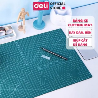  Bảng Kê Cutting Mat Deli - Bảng Kê Cắt Tự Liền Thủ Công 300*220mm - Dùng Kê Cắt Rạch Washi Tape Làm Đồ Hanmade DIY 