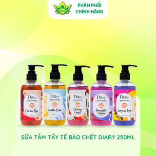   Hàng chính hãng  Sữa Tắm Tẩy Tế Bào Chết Diary Dưỡng Da Trắng Sáng Hương Thơm Gợi Cảm & Ấm Áp 250ml 