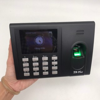 Máy chấm công vân tay & thẻ từ Ronald Jack T8 Plus