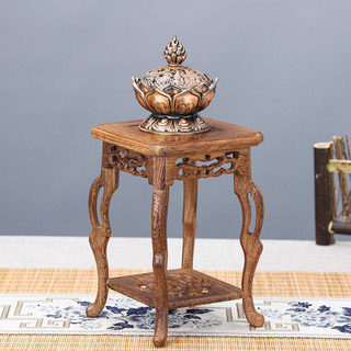 Đôn gỗ , đế gỗ mini kiểu cổ cao 13cm