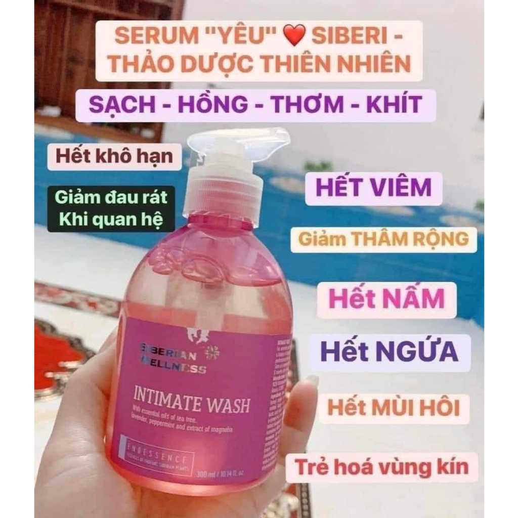 [ Xả kho date T10/24 - 411568 ] SIBERIAN WELLNESS Dung dịch vệ sinh Intimate Wash – 300ml