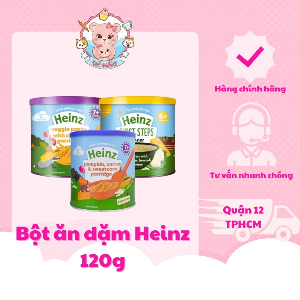 Bột Ăn Dặm Heinz - Hộp 200g Cho Bé Từ 6 Tháng