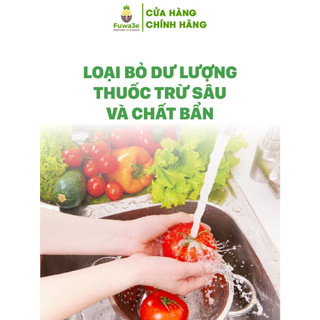 Nước Rửa Rau Quả Thiên Nhiên Fuwa3e CHÍNH HÃNG, Khử Mùi Thuốc Sâu, Chất Bẩn- fw04