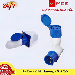 Phích ổ Cắm Công Nghiệp Di động cố định 16A  32A  Điện Áp 220V 250V