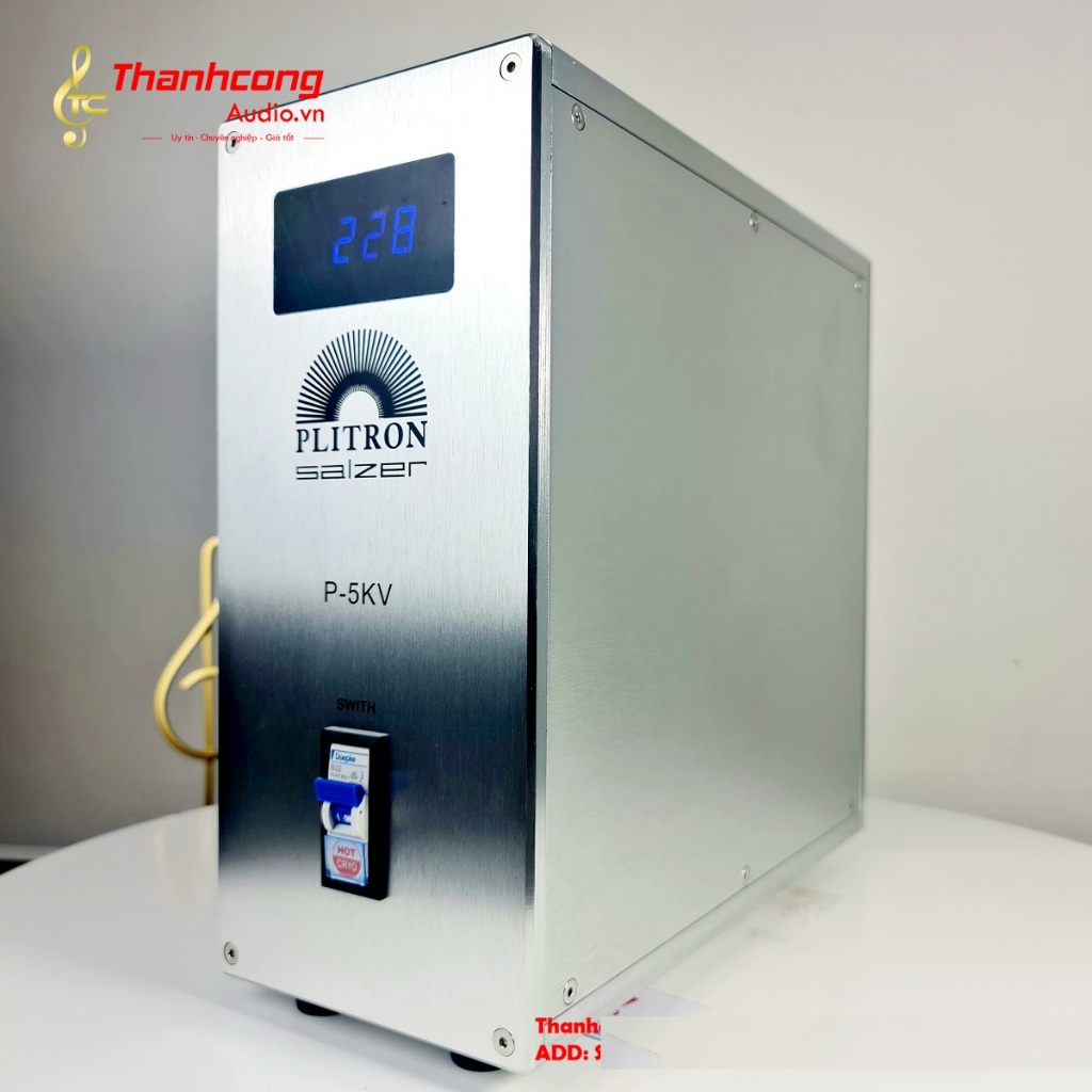 Biến áp cách ly PLITRON Salzer 5000w ( P-5KV)  CANADA ( 220v và 100v)