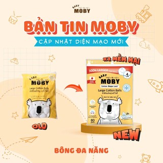 Bông đa năng Baby Moby (Bông viên 80gr)