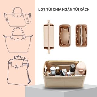  Lót túi giữ form túi xách đựng đồ tiện lợi nhiều ngăn lót túi tháo rời vải nỉ phụ kiện túi đứng form sắp xếp đồ gọn gàng 