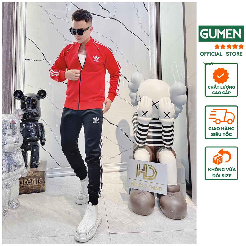 Đồ bộ nỉ nam thu đông cao cấp hàng thiết kế mới nhất 2024, chất nỉ dày dặn mềm mại phom dáng đẹp Gumen GD4-40