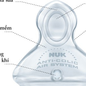 Bộ 2 núm ti NUK Premium Choice+ Silicone