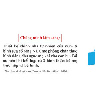 Bộ 2 núm ti NUK Premium Choice+ Silicone