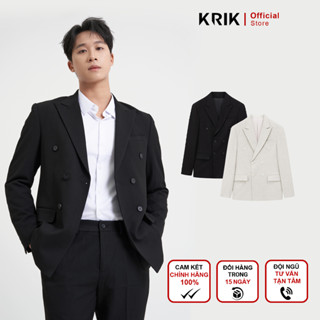 Áo Khoác Blazer Nam Local Brand KRIK Form Fitted Thiết Kế Cổ Ve Nhọn Lịch Lãm Và Thời Thượng BL5511