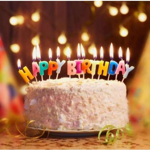 Nến chữ Happy Birthday