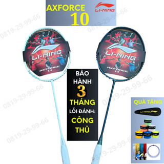  Vợt cầu lông Lining Axforce 10 chính hãng khung cabon căng sẵn 10kg 11kg 12kg và căng max 13kg. 