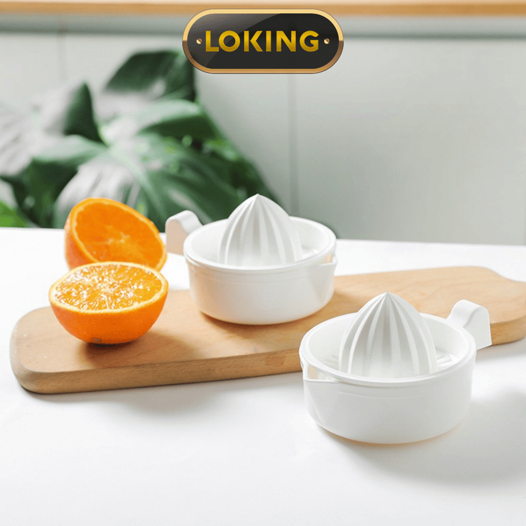 Dụng cụ vắt cam, chanh bằng tay chất liệu nhựa cao cấp - LOKING