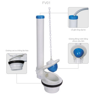 VAN XẢ NƯỚC BỒN CẦU FV-01