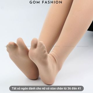  Combo 5 đôi tất da cổ cao chống nắng GVG  thiết kế xỏ ngón vớ da chân nữ dày dặn - LISU-TATNGON-GVG-CB5 