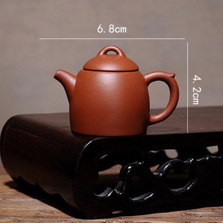 Bộ 5 ấm trà gốm tử sa tí hon để trang trí