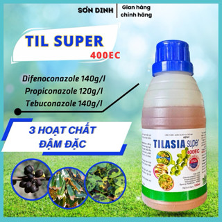 Thuốc trừ nấm bệnh Til Asia Super 400EC hồng thán thư, rỉ sắt, đốm lá, phấn trắng, thối lá, thối quả
