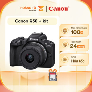 Máy ảnh Canon EOS R50 + KIT 18-45mm | Mới chính hãng | Tặng thẻ nhớ