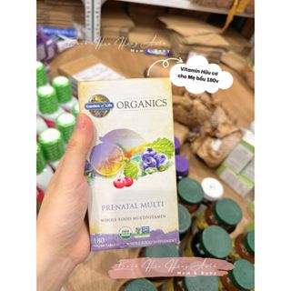    Hàng Mỹ   Vitamin Hữu cơ cho Mẹ bầu và sau sinh Garden of life Mykind Prenatal Multi và Prenatal Once Daily 