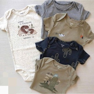 [SET 3 ÁO] Bodysuit cho bé, Bộ áo liền quần chất cotton cho bé trai bé gái nhiều mẫu size 3-24M