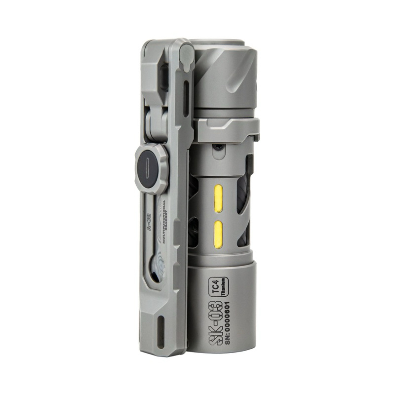 LOOP SK03 Pro Titanium Đèn pin LED 1000lm 120m Kèm Tool đa năng từ tính Pin 14500