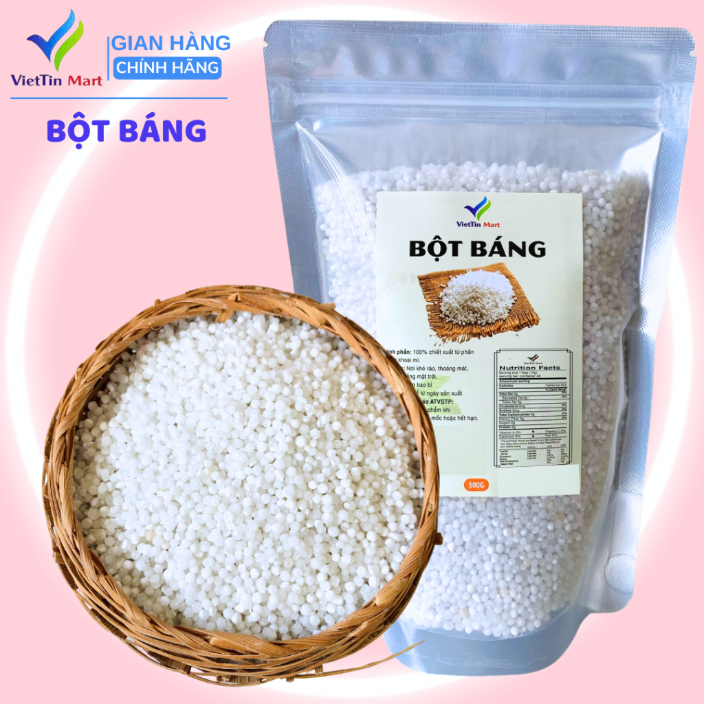 Bột Báng Nấu Chè Viettin Mart 500g