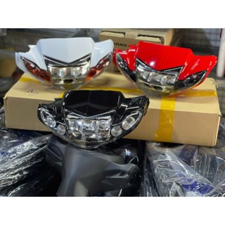 Đầu đèn 2 tầng + TẶNG DEMI+ TẶNG CHÂN H4 lắp Sirius 50-110cc full ốp đầu bợ cổ lắp như zin