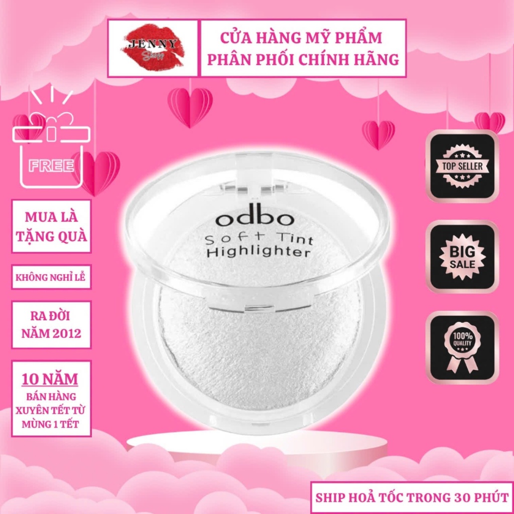 Phấn Bắt Sáng Odbo Soft Tint Highlighter